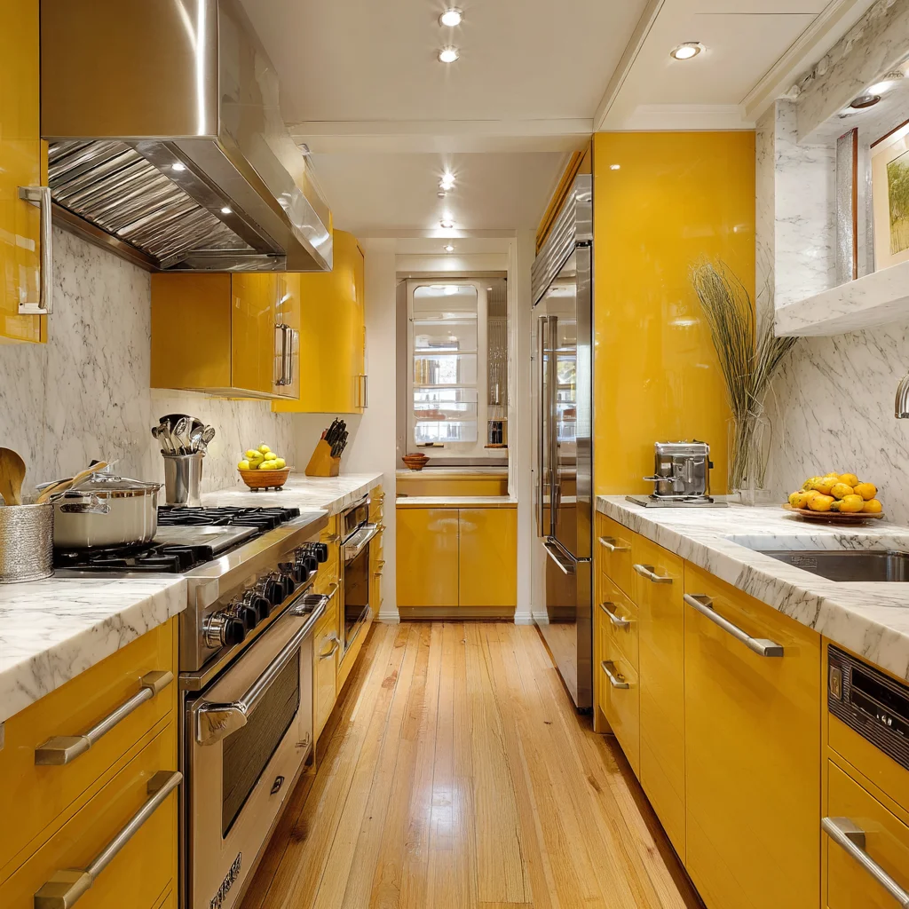 Custom Melamine Board Kitchen Cabinets Luxury Modern Cupboards for Villa Apartment Renovation - Image 10