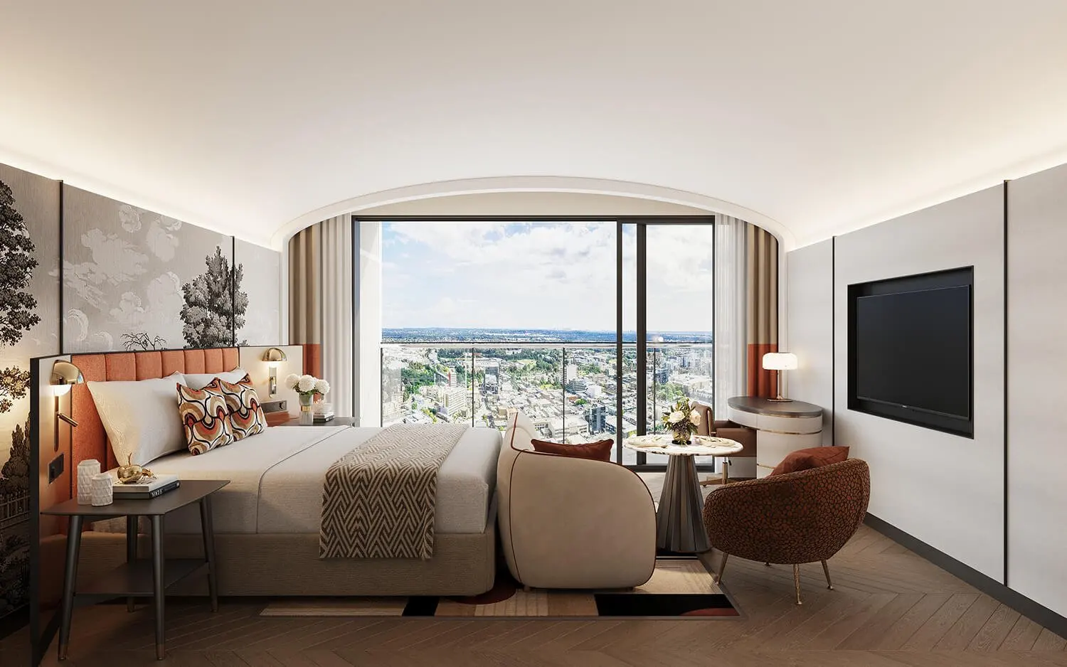 Modern Hotel Suite Furniture Hotel Design Suite King-Size Bed Suite High-End Hotel Suite Furniture Hotel Carpet Hotel Curtain - Image 10