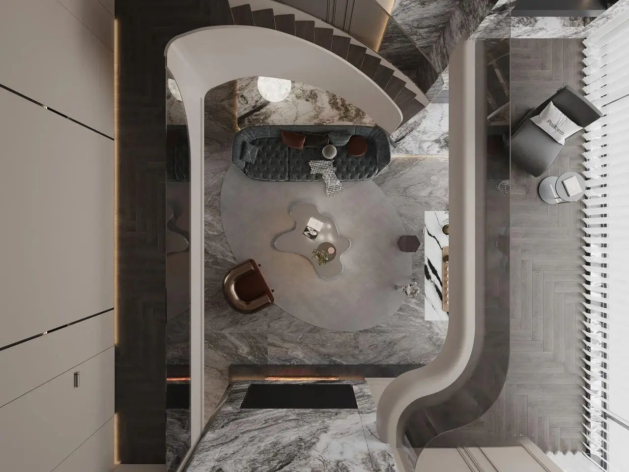 Kitchen Cabinets Dark Minimalist Style and Modern Style Customized Cabinetry One-Stop Turnkey Service Laundry Room Dining Room - Image 11