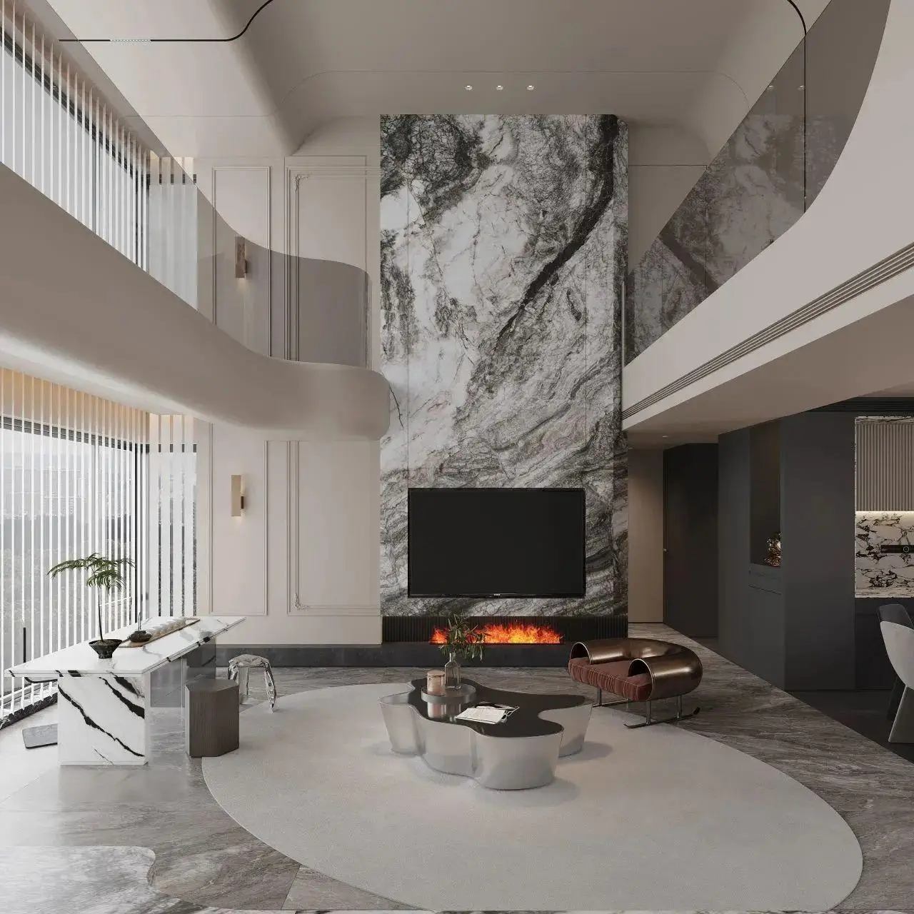 Kitchen Cabinets Dark Minimalist Style and Modern Style Customized Cabinetry One-Stop Turnkey Service Laundry Room Dining Room - Image 7