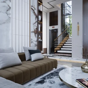 Modern 3D Interior Design Furniture Luxury Villa Townhouse-Dream House One-Stop Solution for Living Room Apartment Hotel