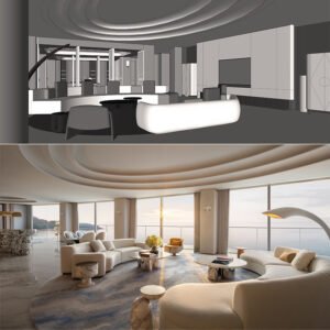 Hotel Furniture Hotel Suit Modern One-Stop Solution for Living Room Furniture Sofa Set for Home Villa Apartment Hotel Use