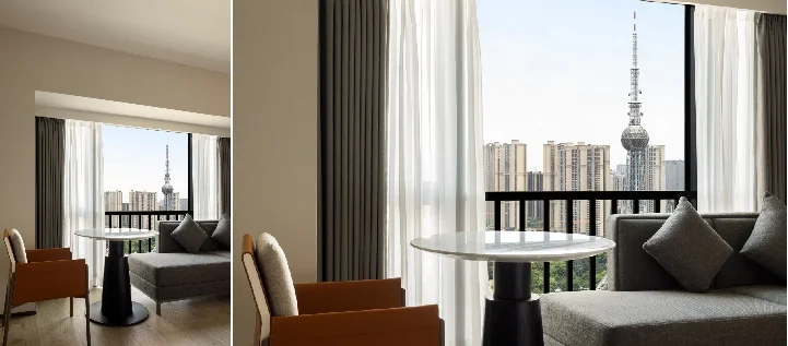 Modern Hotel Suite Furniture Hotel Design Suite King-Size Bed Suite King-Size Bed Suitcase Stand High-End Hotel Suite Furniture - Image 6