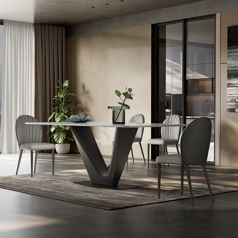 Italian Design Foshan Furniture Dinning Room Sets Luxury Modern Dining Table Set Luxury