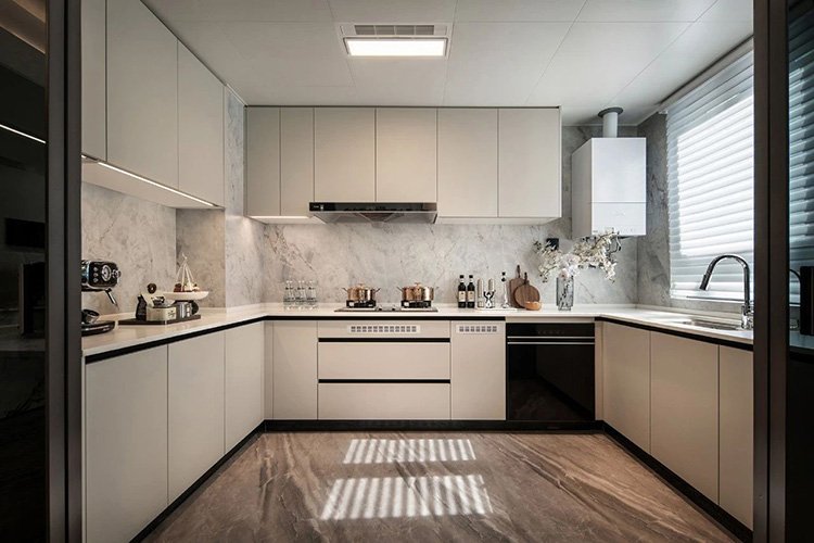 Custom Kitchen Furniture Cupboards Solid Wood Kitchen Cabinets Designs Luxury Kitchen Cabinet One Stop Solution Villa Apartment - Image 13