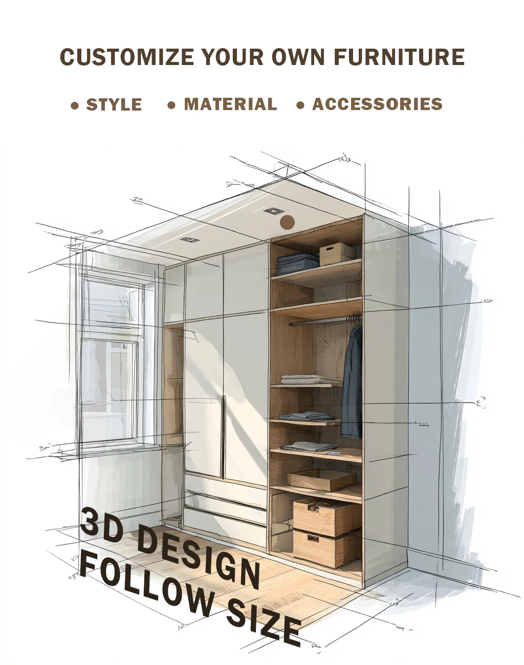 French Lift-Up Wood Kitchen Cabinet Stainless Modular Cabinets on Sale Wood Material - Image 8