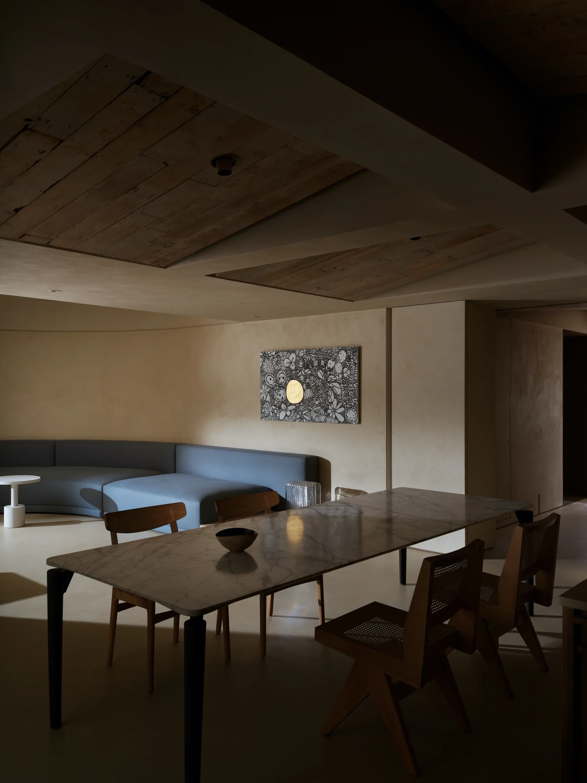 Solid Wood Minimalism Pantry Furniture for Kitchen Home Custom Design Kitchen Cabinet with Island Table - Image 5