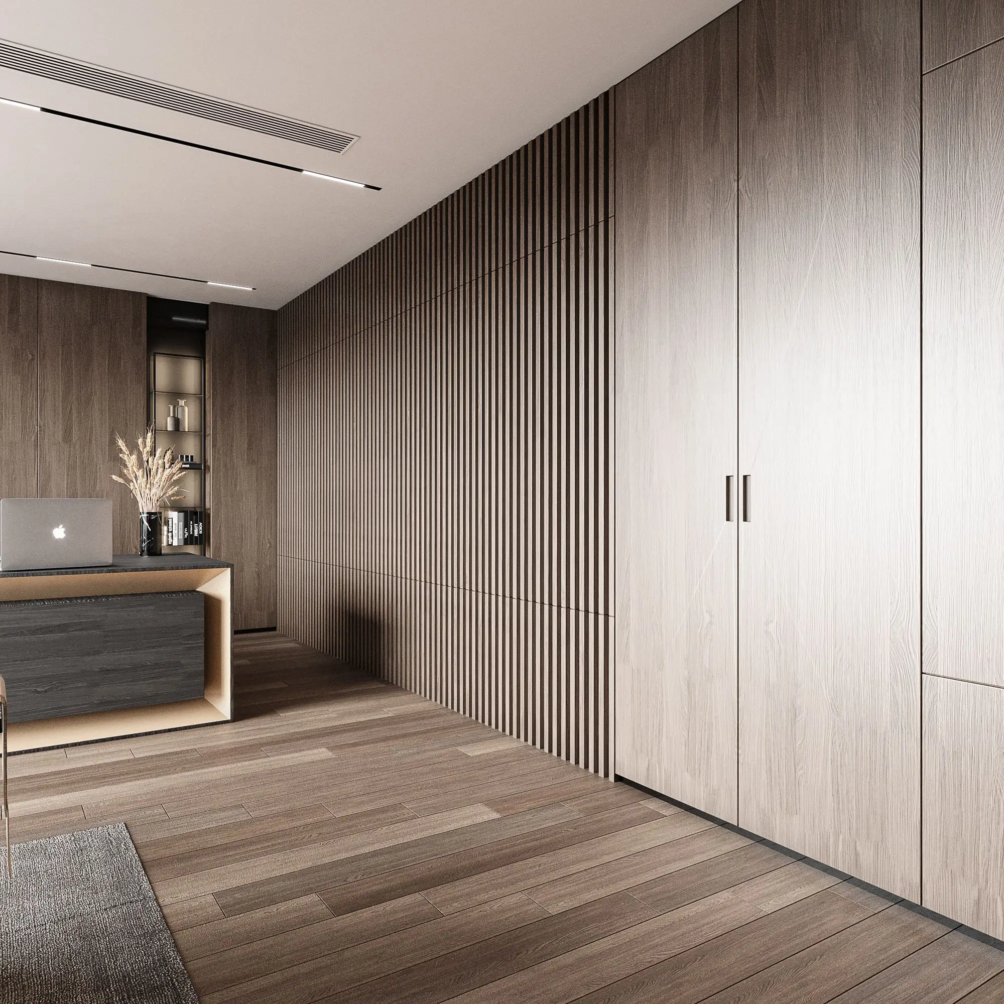 Office Furniture Book Shelf Executive Desk Premium Seat Office Building Desk Vanity Bathroom Suspended Aluminum-Frame Cabinet - Image 10