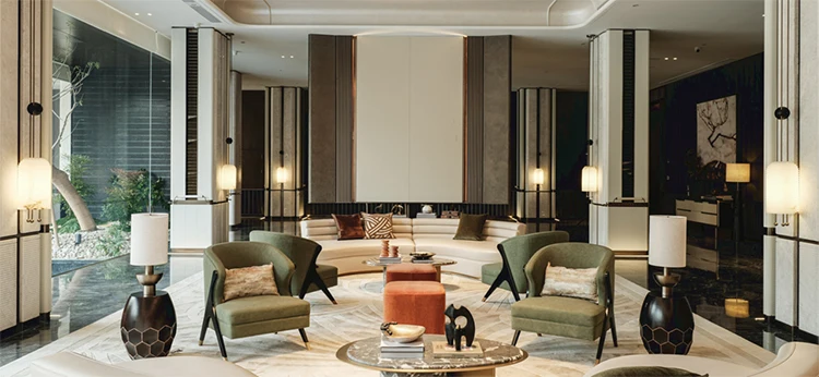 Modern Luxury Hotel Sofa Set Durable Soft Seat Garden Furniture for Resorts and Villas Patio Furniture Set - Image 10