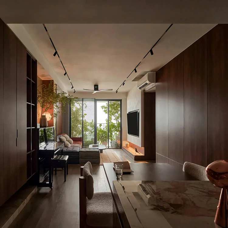 Manufacturers One Stop Project Kitchen Luxury Solid Wood Walnut Custom Storage Cabinet Modular Full Kitchen Cabinets - Image 5