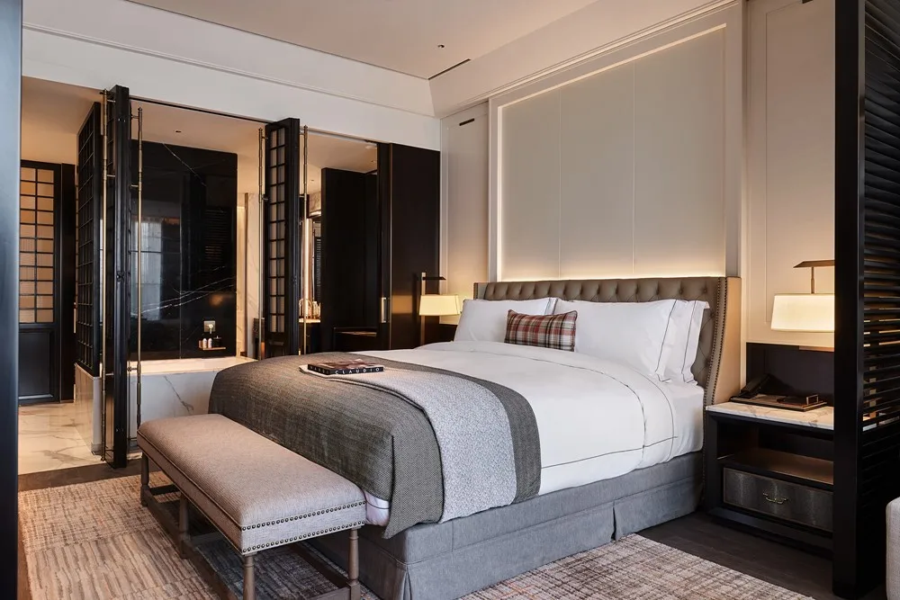 Modern Hotel Suite Furniture Hotel Design Suite King-Size Bed Suite King-Size Bed Suitcase Stand High-End Hotel Suite Furniture - Image 7