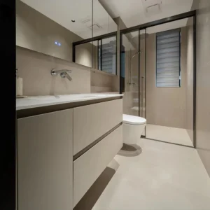 Hotel Vanity Villa Modern Minimalist Style Wall-Mounted Bathroom Vanity Cabinet Modern Minimalist Bathroom Vanity with Drawers