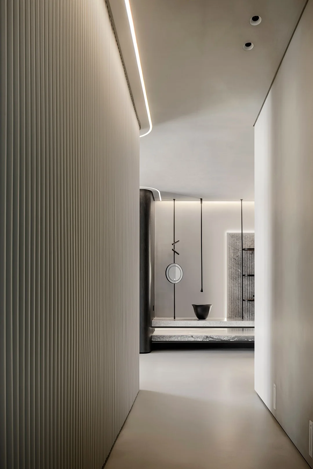 Apartment Villa Design Kitchen Cabinet Design Interior Design of High-Volume Villas Sofa Wine Cabinet Living Room - Image 14