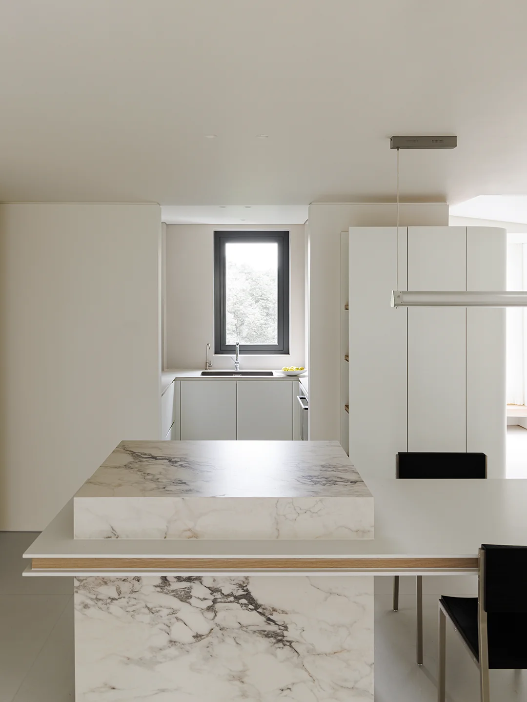 High Quality Kitchen Cabinet Modular Modern Wood Furniture Pantry White Lacquer Kitchen Cabinet - Image 2