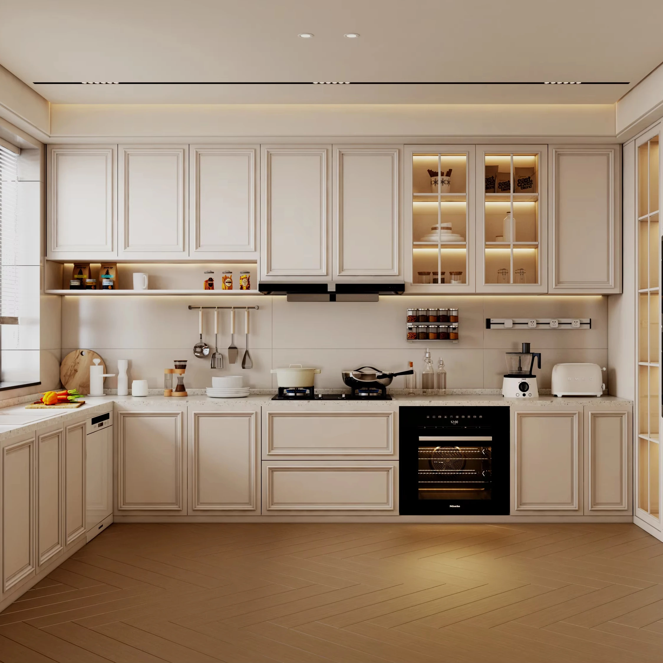 China Supplier Customized Latest Standard Complete Cabinets Modern Cabinet Design for House Apartment