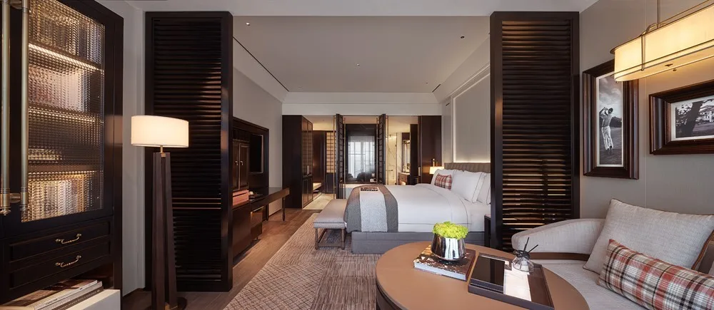 Modern Hotel Suite Furniture Hotel Design Suite King-Size Bed Suite King-Size Bed Suitcase Stand High-End Hotel Suite Furniture - Image 10