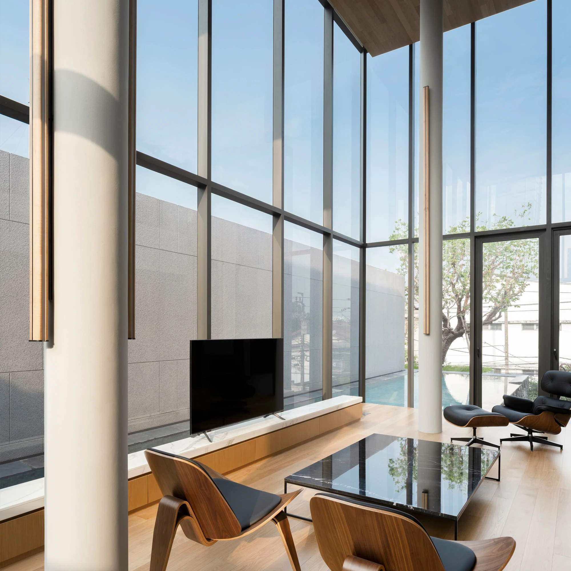 Customized Classic Wood Grain Kitchen Cabinet for Villas Classic Wood Kitchen Cabinet Apartment - Image 4