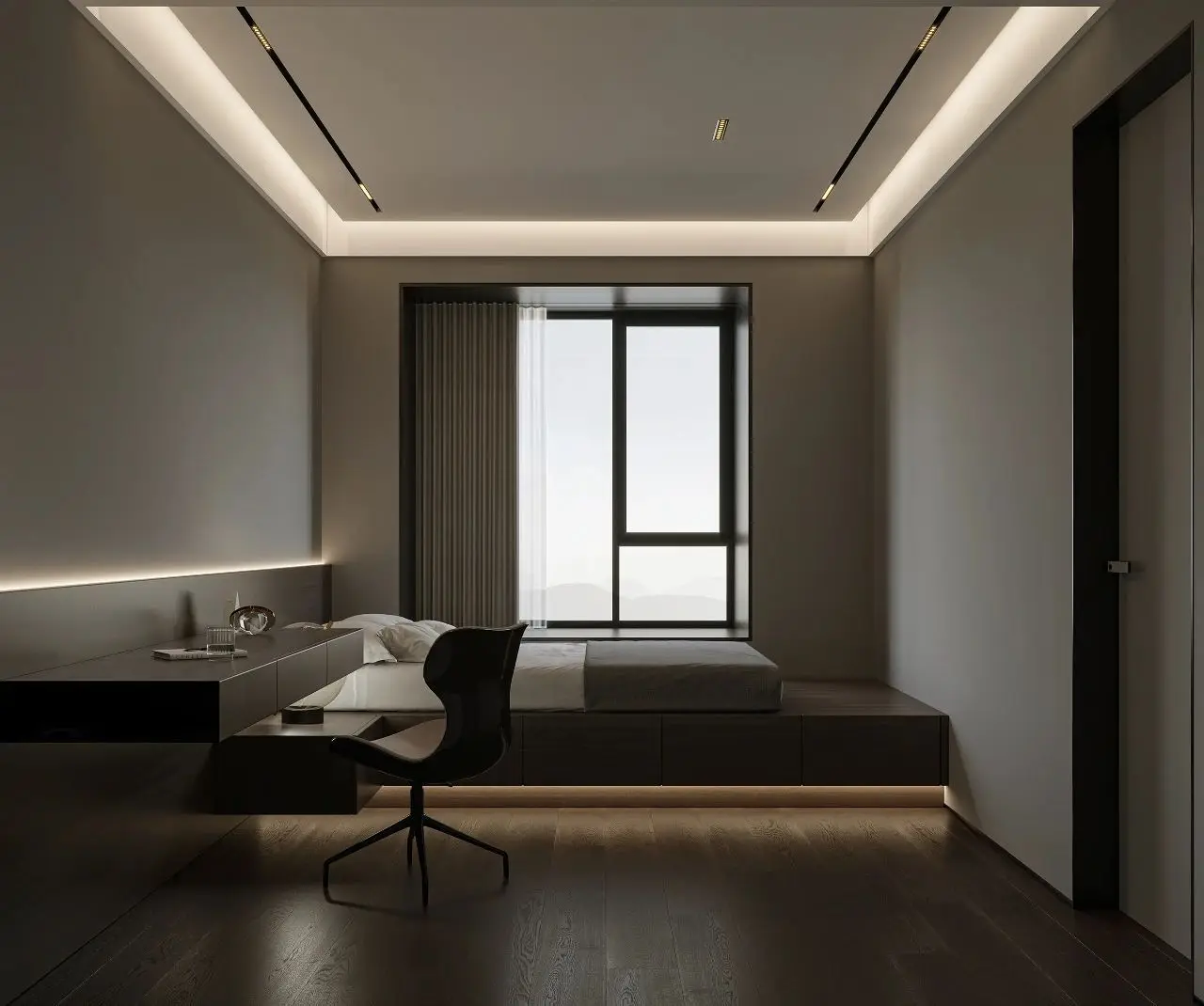 Apartment Villa Design Kitchen Cabinet Design Interior Design of High-Volume Villas Sofa Wine Cabinet Living Room - Image 14