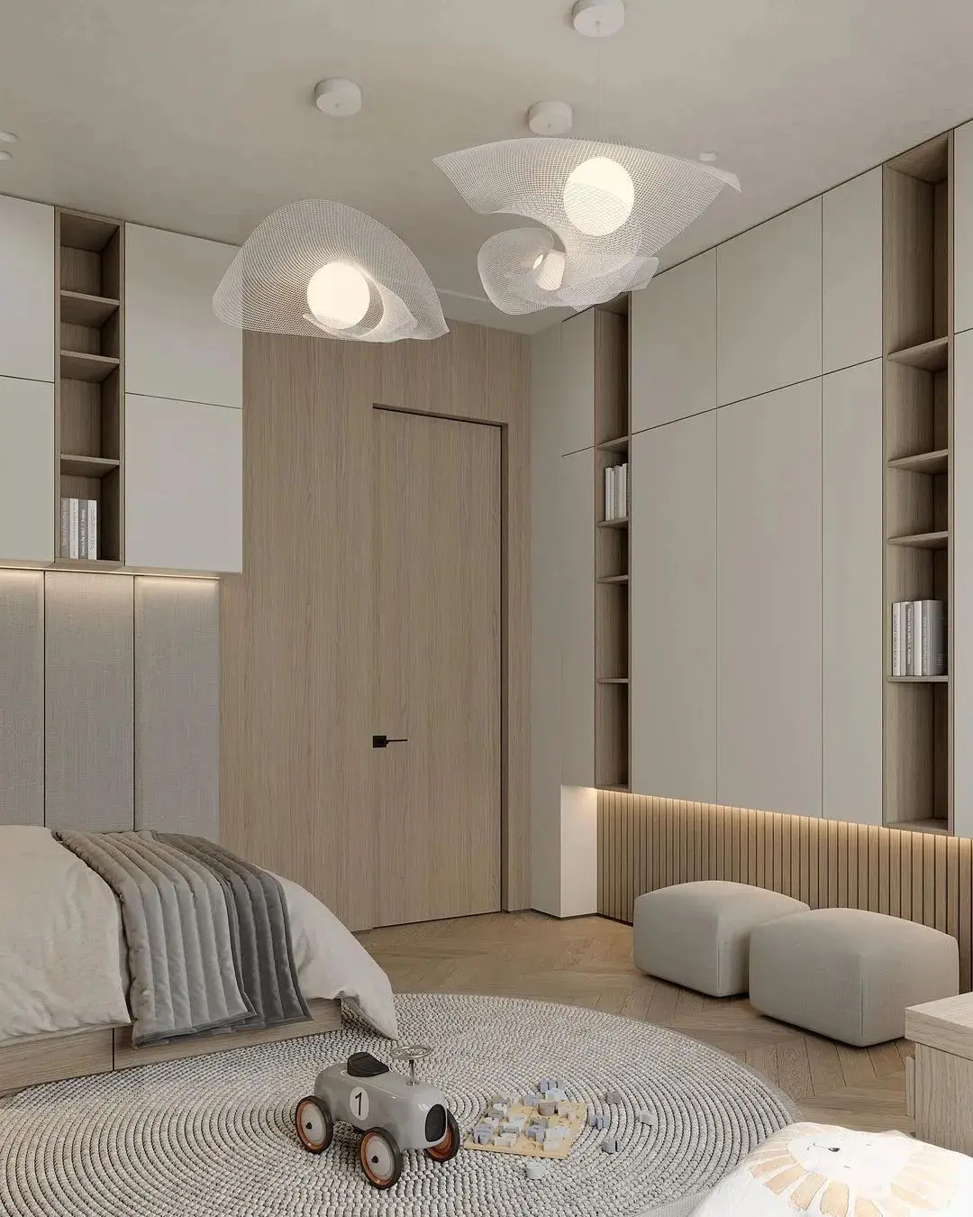 Custom-Made Modern Office Book Cases Study Room Open Bookshelf Open Bookcase Office Desk Household Desk Villa Office Furniture - Image 12