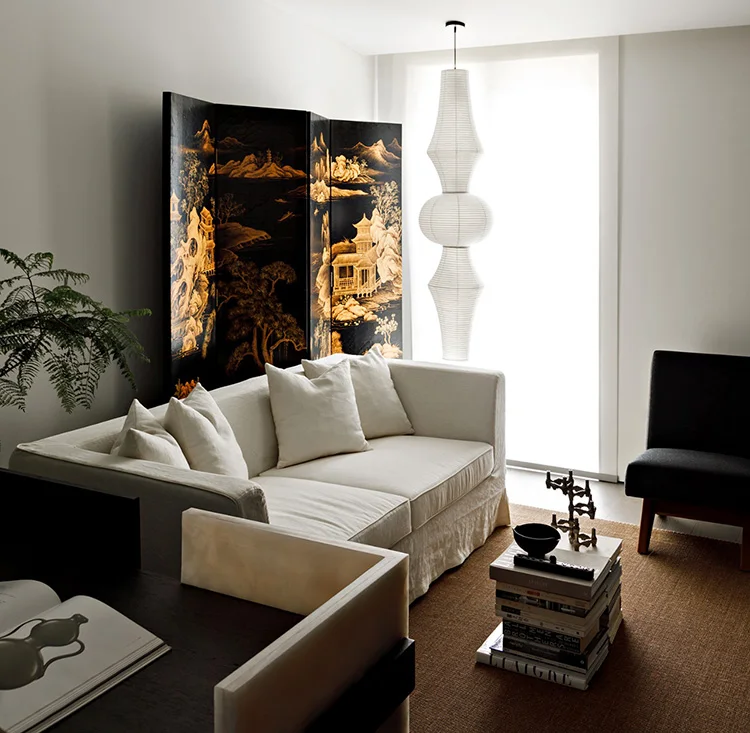 Modern Mminimalism Design Brown Acrylic Kitchen Wall Cabinet Two Tone Texture Wood Grain Complete Set Apartment Villa - Image 14