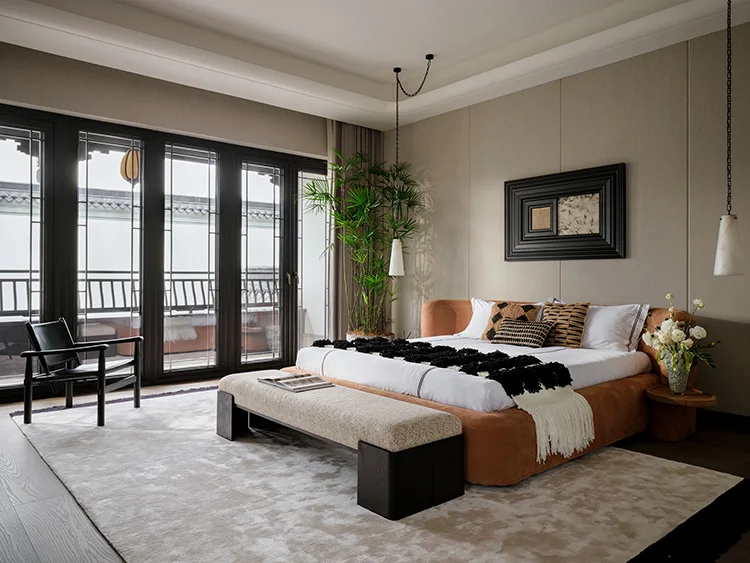 Modern Luxury Bedroom Furniture High-Quality King and Queen Size Bed Sets with Minimalist Design for Villas and Apartments - Image 9