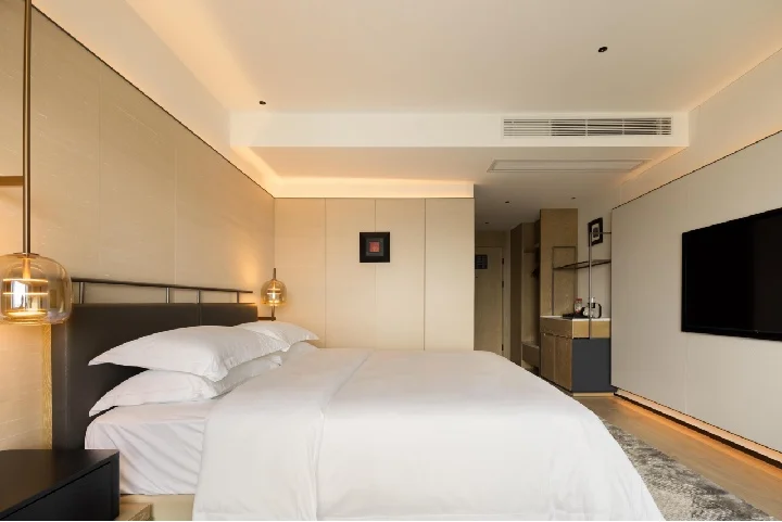 Modern Hotel Suite Furniture Hotel Design Suite King-Size Bed Suite King-Size Bed Suitcase Stand High-End Hotel Suite Furniture - Image 4