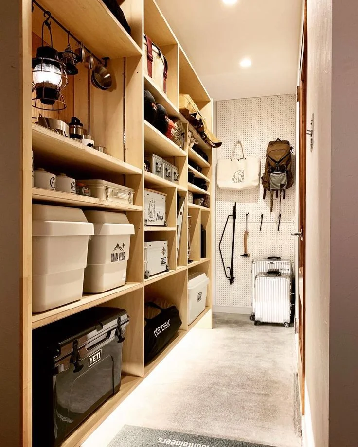 Villa Laundry Room Built-in Washing Machine Apartment Laundry Cabinet with Drawer Custom Storage Cabinet Laundry Room with Sink - Image 14