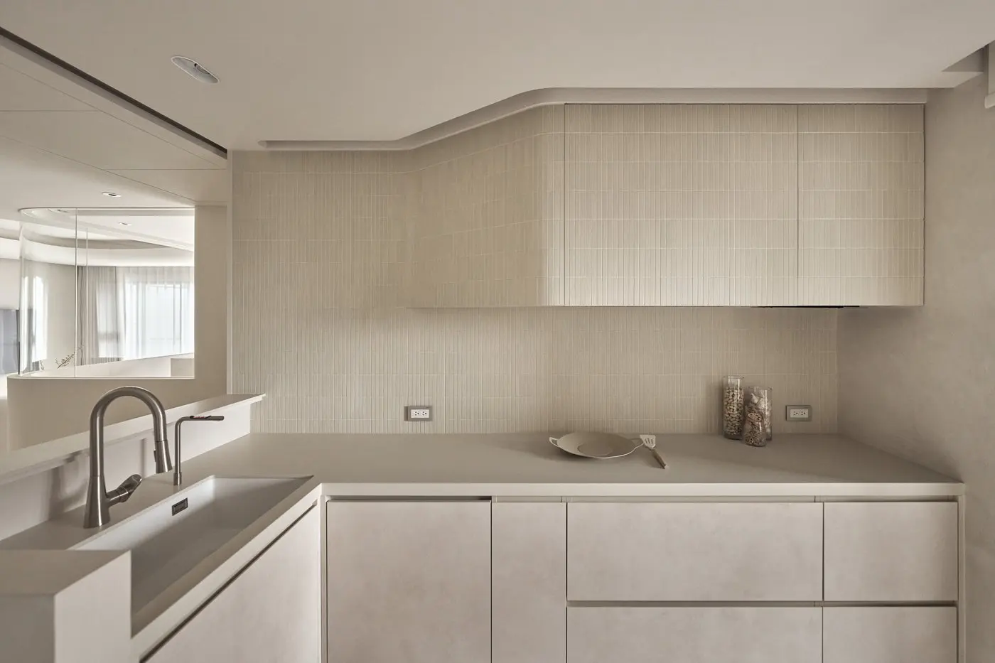 High Quality Simple Elegant Kitchen Cabinet Furniture Apartment Customized Modular Kitchen Cabinets Sets - Image 2