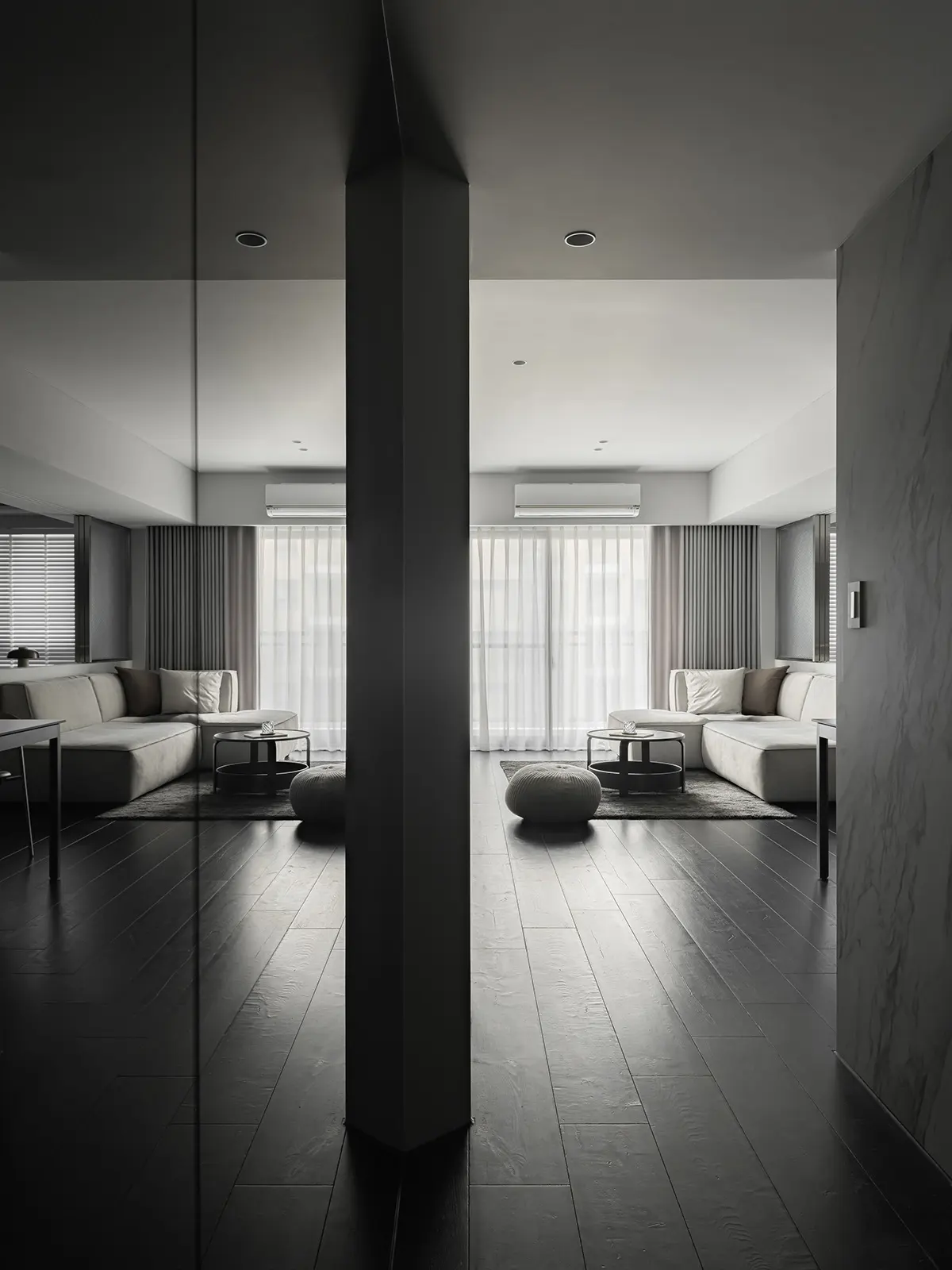 Dark Black Kitchen Cabinet Modern Melamine Board Wood Modular Stainless Steel Cabinet Furniture Apartment Villa Island Cabinet - Image 5