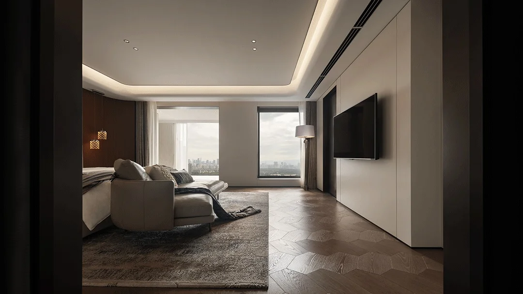 Modern Hotel Suite Furniture Hotel Design Suite King-Size Bed Suite King-Size Bed Suitcase Stand High-End Hotel Suite Furniture - Image 8