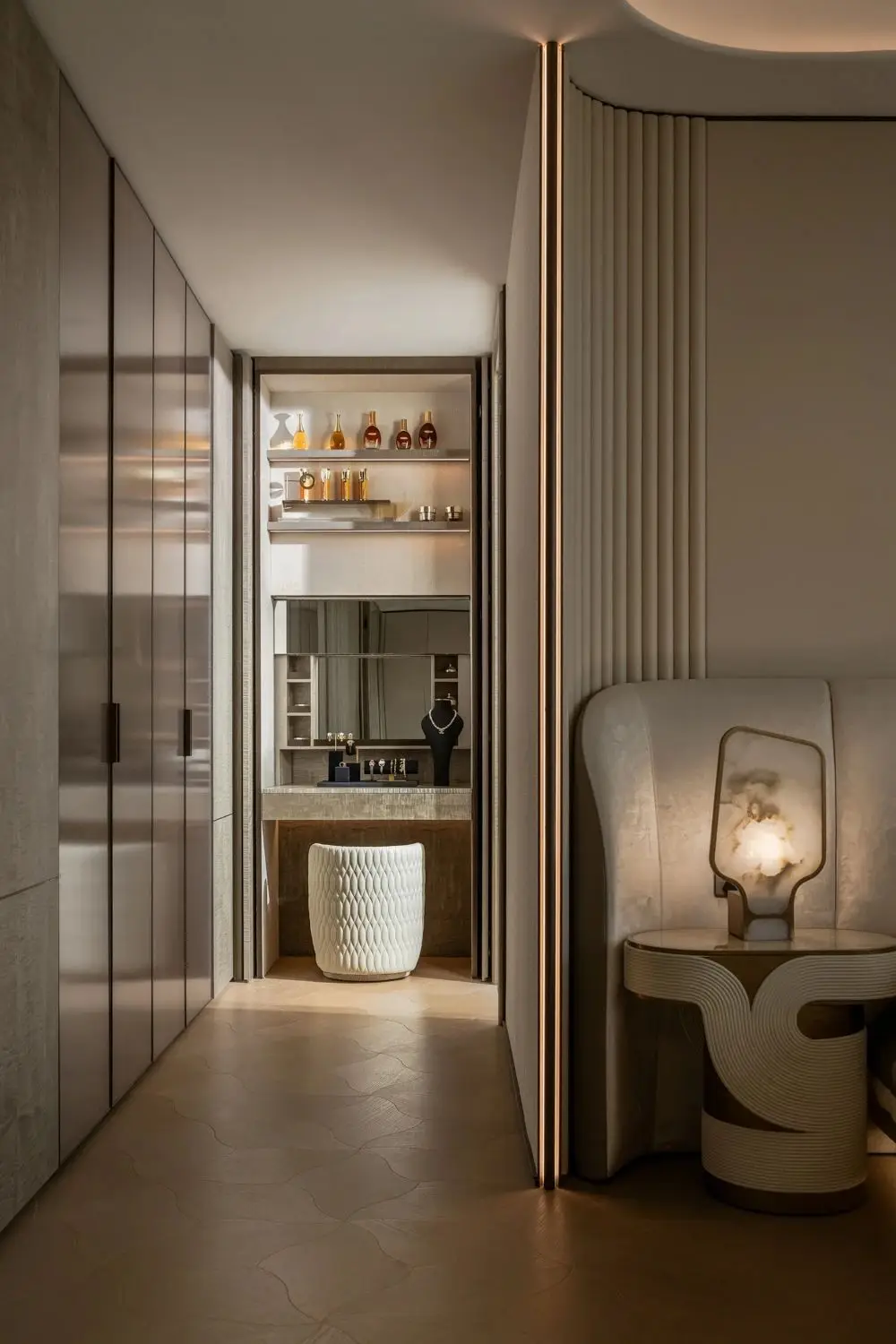 Luxury Apartment Villa Design One Stop Turnkey Solution Interior Design High-End Villa High-End Custom Bed Custom Metal Screen - Image 11