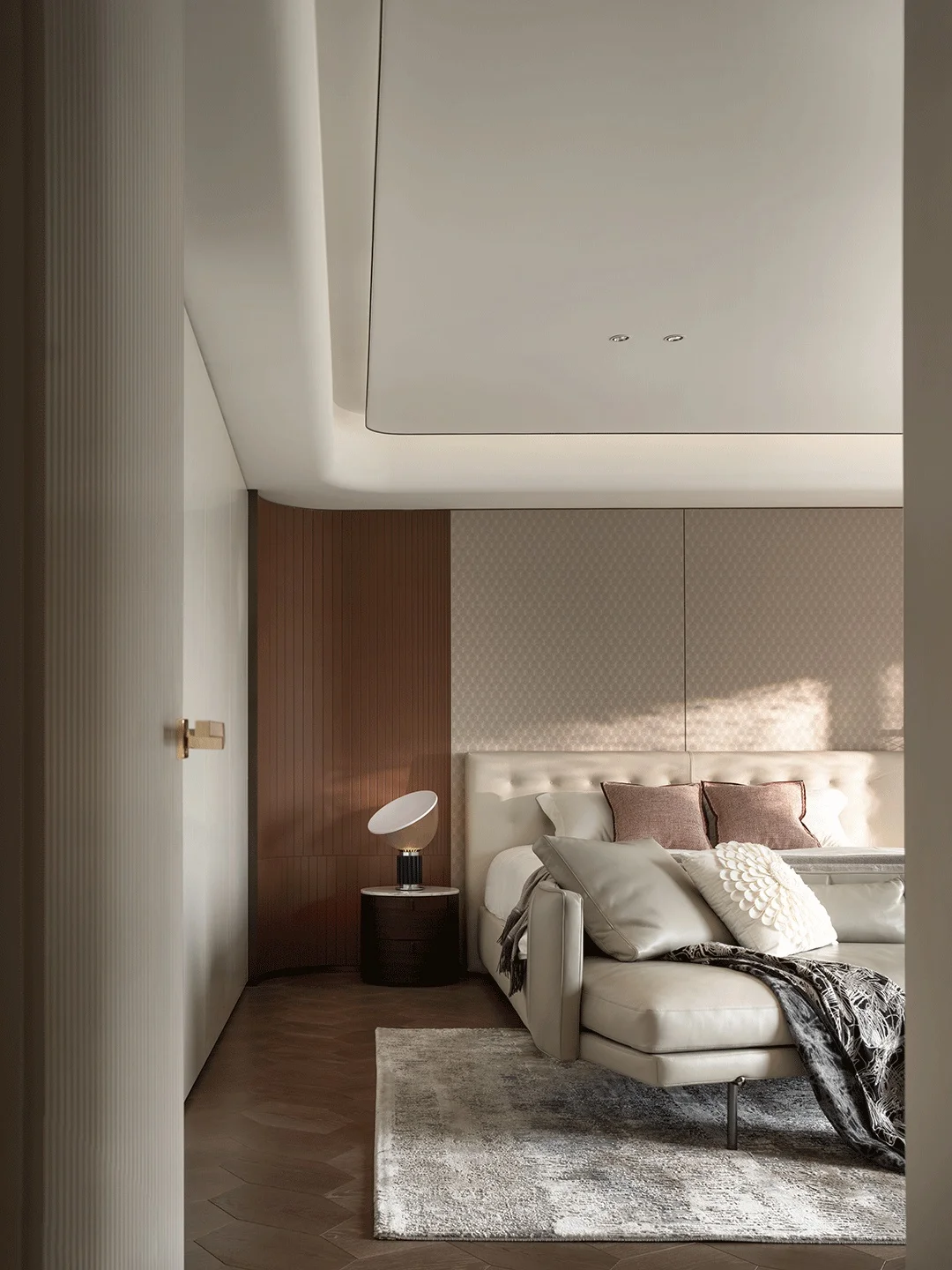 Modern Hotel Suite Furniture Hotel Design Suite King-Size Bed Suite King-Size Bed Suitcase Stand High-End Hotel Suite Furniture - Image 11