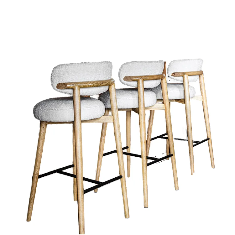 Restaurant Nordic Luxury Modern Bar Stool Set | Hotel-Grade for Pool Table, Kitchen & Villa Apartments | Guangzhou Manufacturer - Image 5