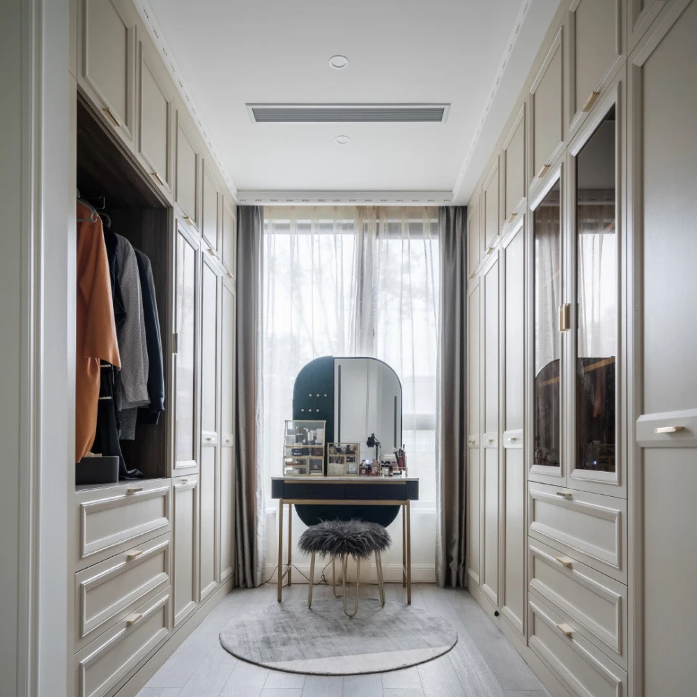 Luxury Durable Cabinets Kitchen Modern Wood Kitchen Cupboards Black Cabinets Bedroom Set Furniture