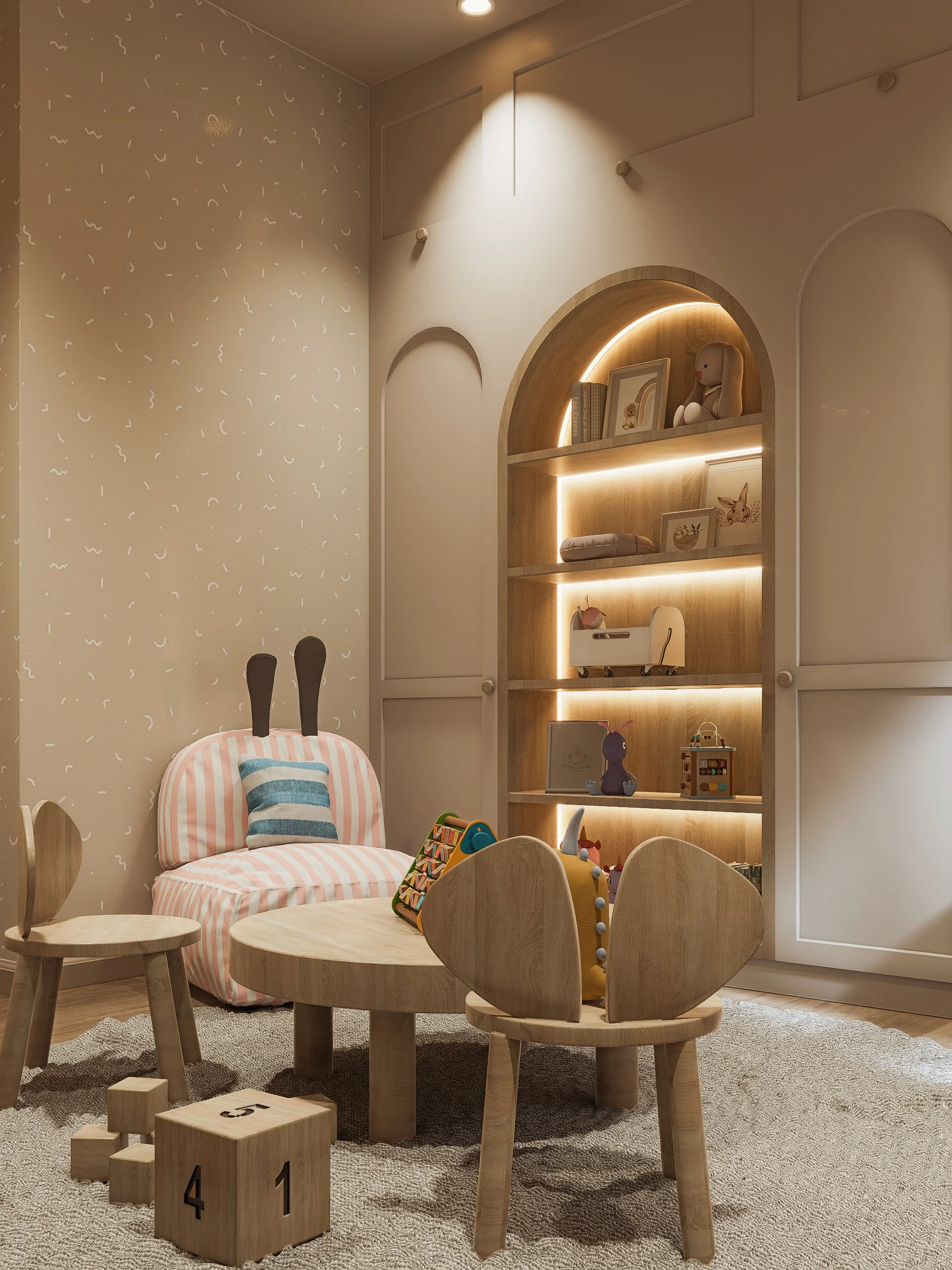 Custom-Made Wooden Modern Kids Room Customization Specially Designed Children Kid's Room Tree House Eco-Friendly Tree House - Image 7