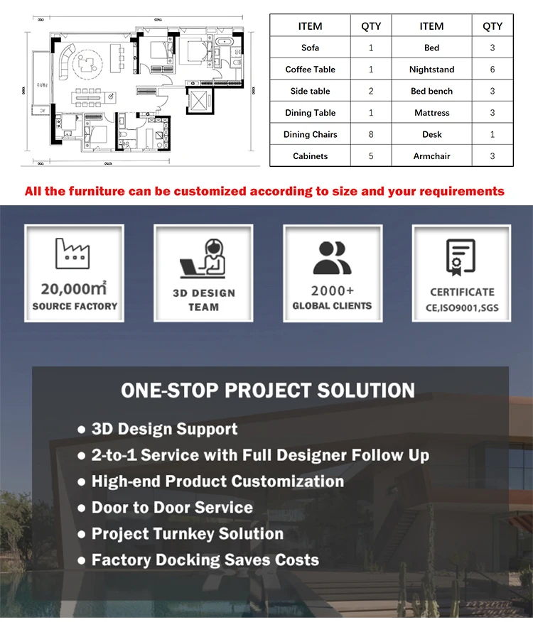 Modern Wing Back Marble Sticker Dining Table Set with 6 Chairs Home Furniture for Apartment Use - Image 15