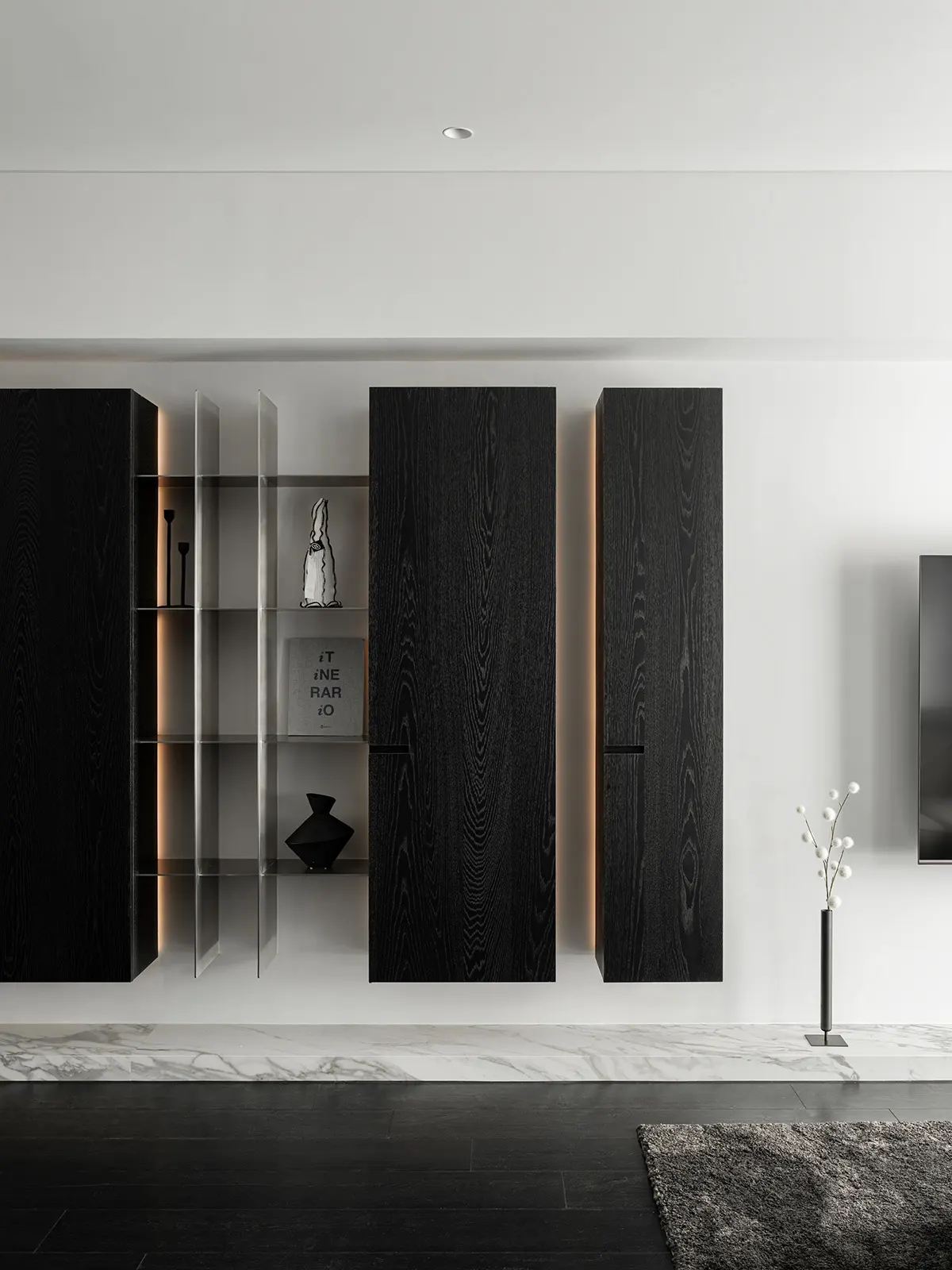 Customizable Modern MDF Drawers Cabinet Wood Fabric Storage for Home Corridor Living Room Bedrooms Hotels - Image 5