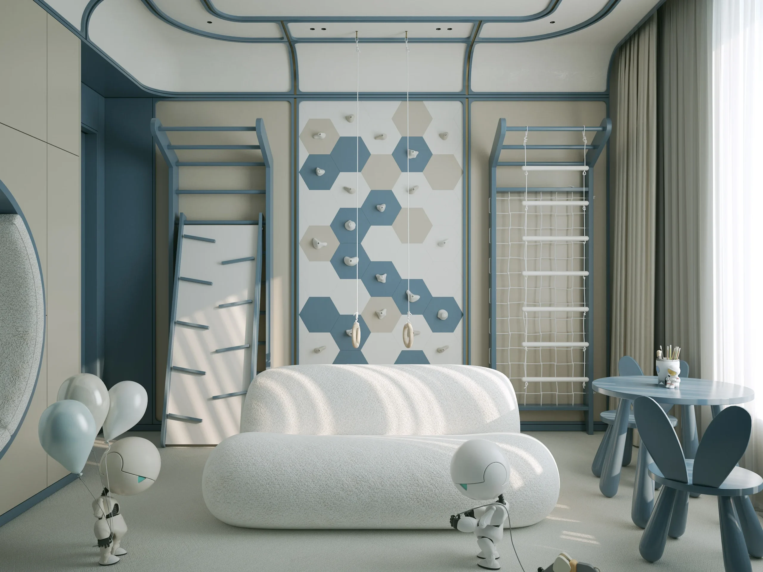Custom-Made Wooden Modern Kids Room Customization Specially Designed Children Kid's Room Tree House Eco-Friendly Tree House - Image 4