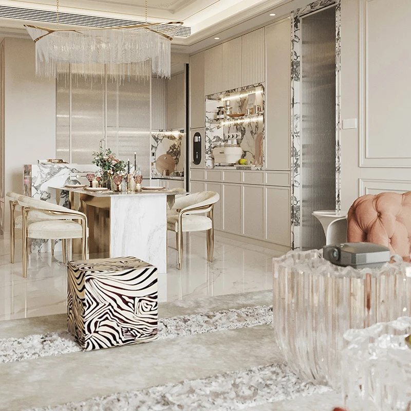 Luxury Modern Interior Design Service Work Living Room Furniture One Stop Solution Villa Apartment Hotel Suit Turnkey Solution - Image 4