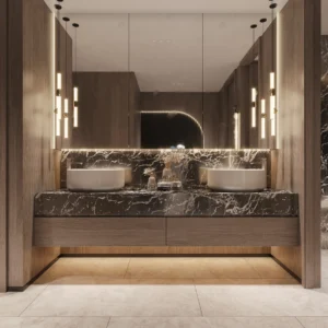 Office Furniture Book Shelf Executive Desk Premium Seat Office Building Desk Vanity Bathroom Suspended Aluminum-Frame Cabinet