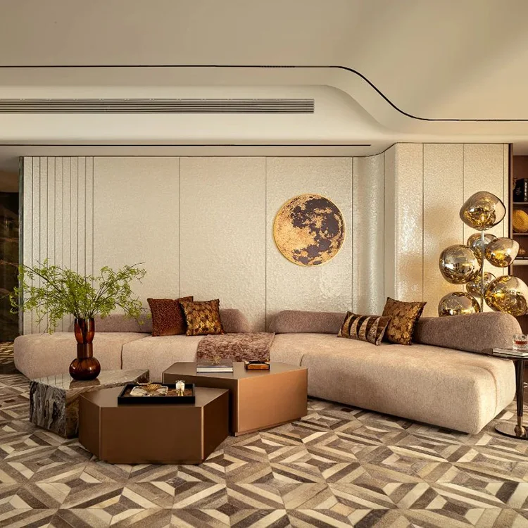 Modern Modular Kitchen Cabinets Island Wood Furniture Lacquer/Acrylic Door Panel Surface Include Backsplash Faucet Made China - Image 4