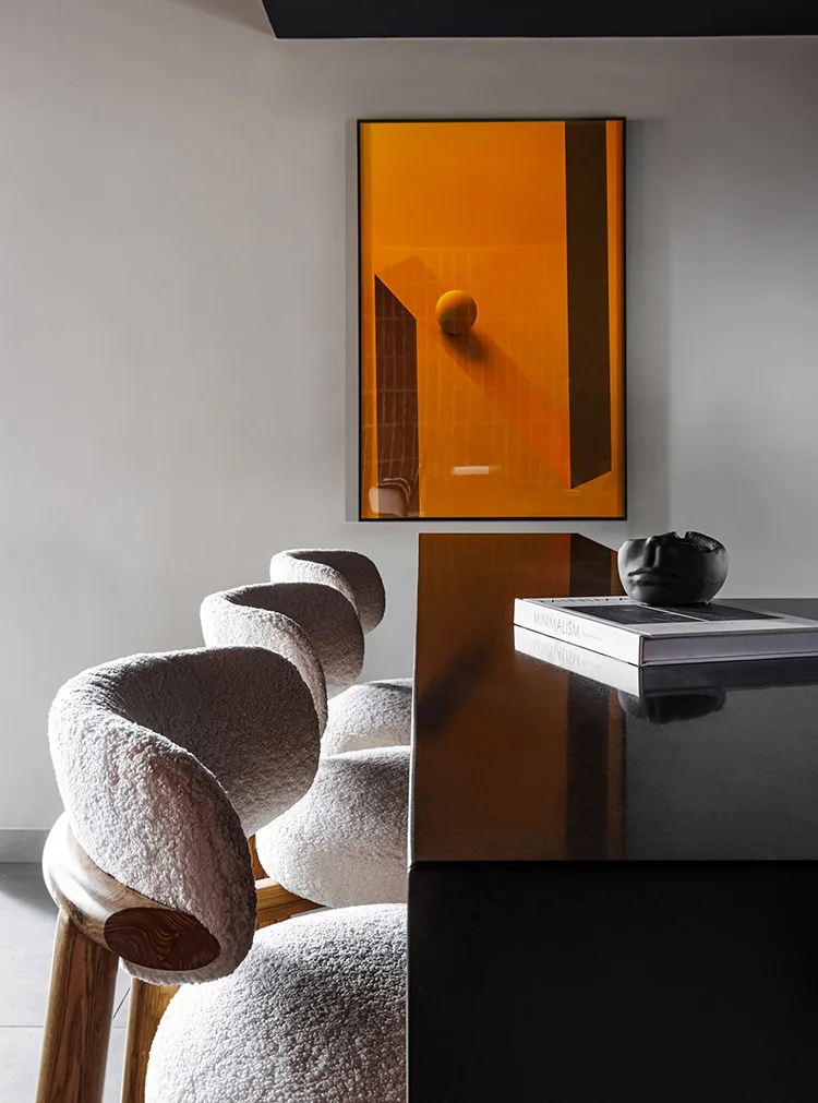 Restaurant Bar Chair Nordic Luxury Modern Bar Stool Set for Hotels Villas & Apartments for Pool Table & Kitchen Living Room Set - Image 14