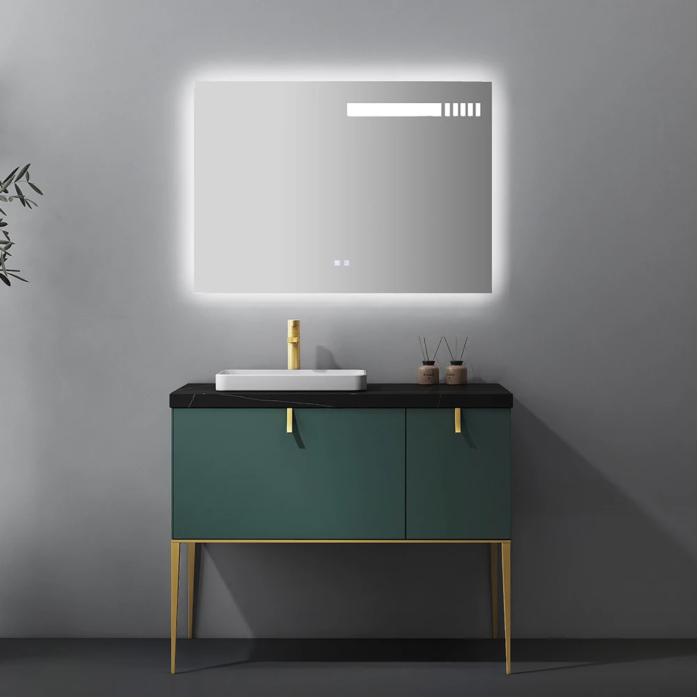 Modern Luxury Gold Bathroom Set Toilet Cabinet Full Rugs and Mats Sink Curtains Hardware Plywood Ceramic-for Home or Hotel - Image 5