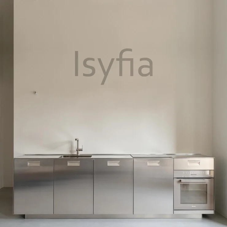 Durable Customized Solid Stainless Steel Countertop Storage Modular Kitchen Cabinet Kitchen Cabinet for Restaurant B&B Hotel - Image 3