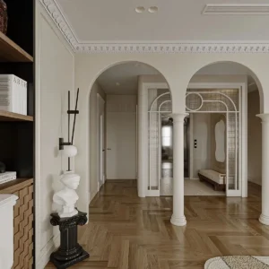 Apartment Customizable Floor TV Stand  Living Room Hotel TV Unit Cabinet  Cabinet With Wood Top Storage Cabinet French Style