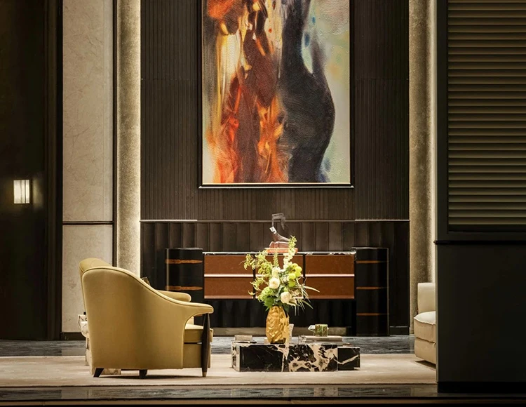 Modern Luxury Hotel Sofa Set Durable Soft Seat Garden Furniture for Resorts and Villas Patio Furniture Set - Image 8