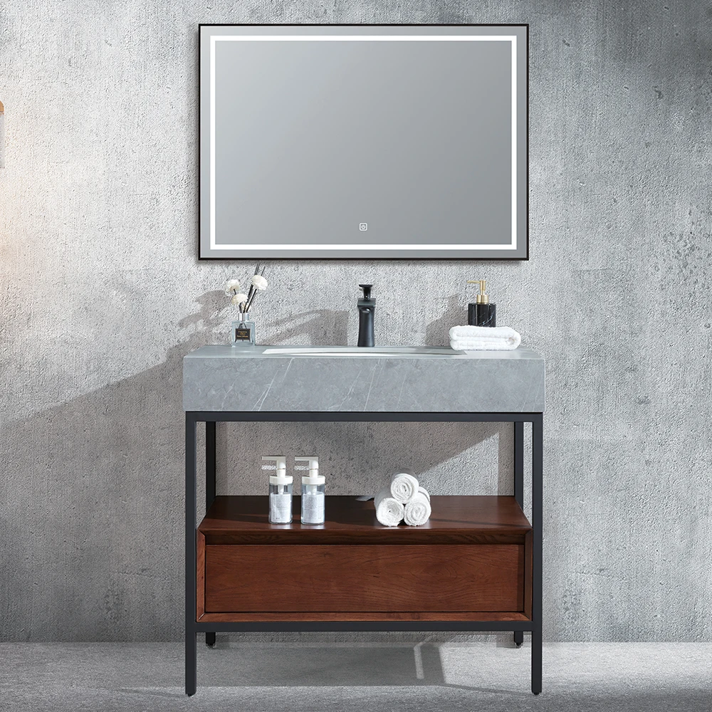 Modern Luxury Gold Bathroom Set Toilet Cabinet Full Rugs and Mats Sink Curtains Hardware Plywood Ceramic-for Home or Hotel