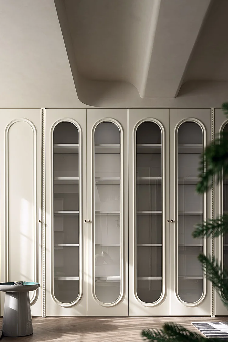 Modern Solid Wood Kitchen Cabinet Set Painted Door Panel Surface Treatment for Island Furniture Apartments Villas Includes Hinge - Image 11