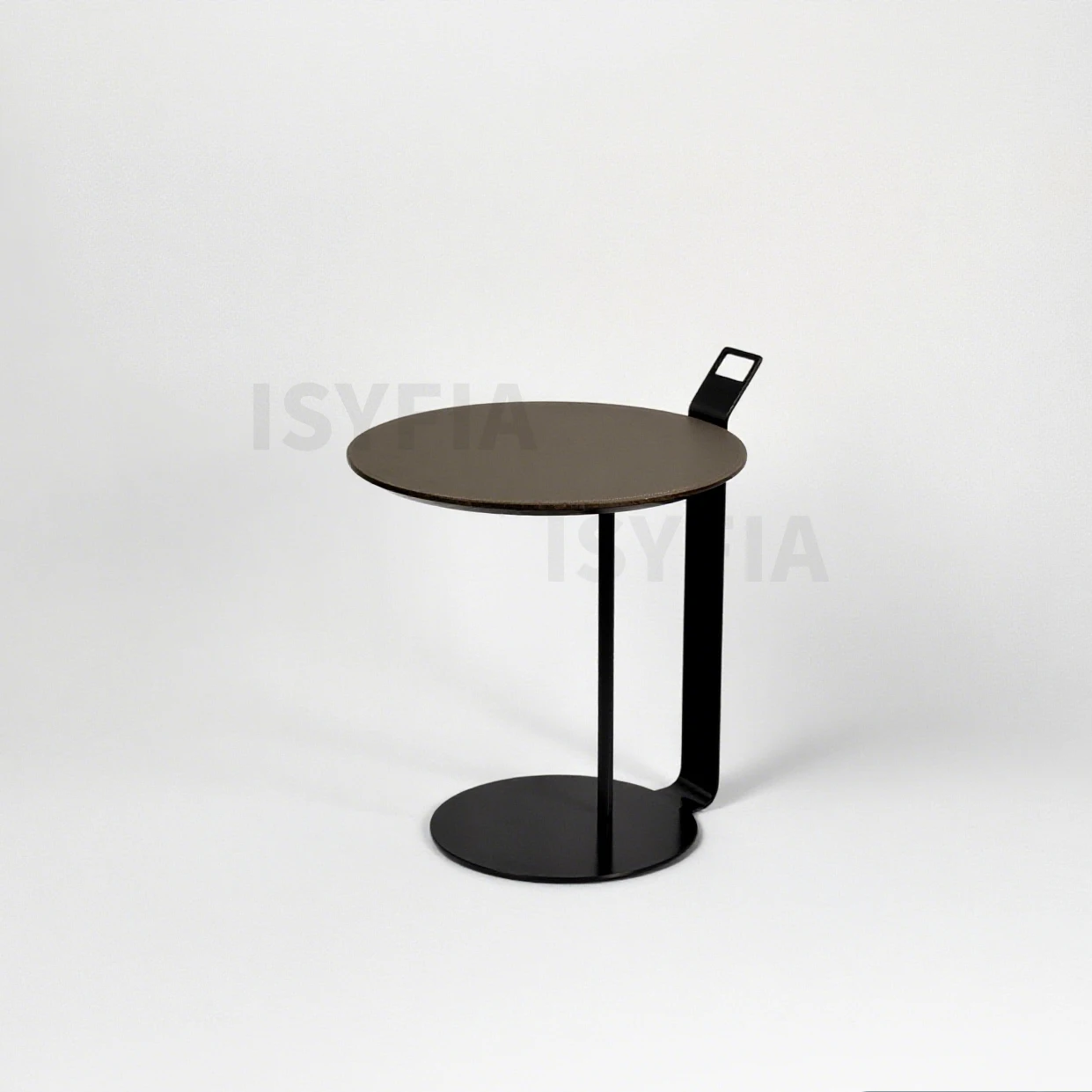 Outdoor and Indoor Metal Carbon Steel Side Coffee Table Round Panel Leather Metal Leg for Home Furniture - Image 5