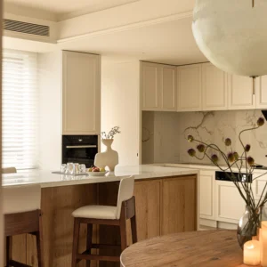 Modular Kitchen Cabinets Island Furniture Wood Design Door Accessories-Backsplash Faucet Drawer Slide-Made Villa Apartment